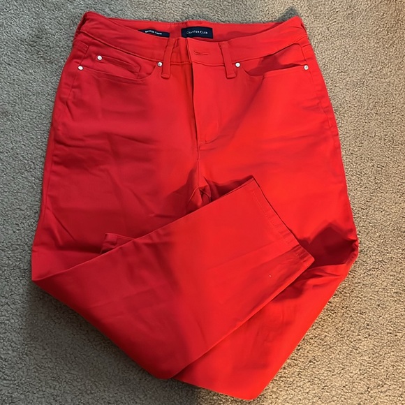 Charter club Bristol Capri red size 4 - Picture 2 of 5